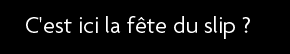 t shirt Ici, c'est la f�te du slip!!