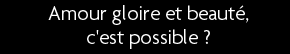 t shirt amour gloire et beaut� , c'est possible?
