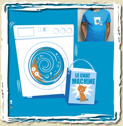 tee shirt CHAT