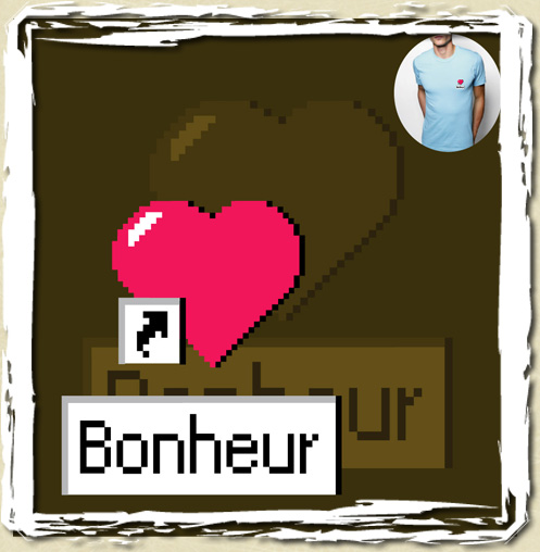 tee shirt Raccourci vers le bonheur
