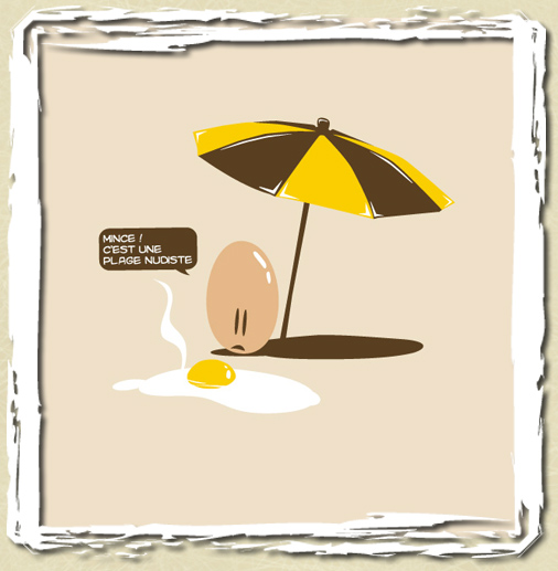 tee shirt Nudiste