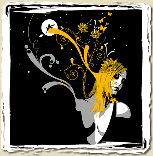 tee shirt Summer's night