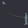 tee shirt Fisherman of bird