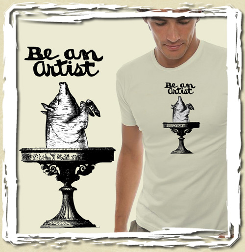 tee shirt Be an artist