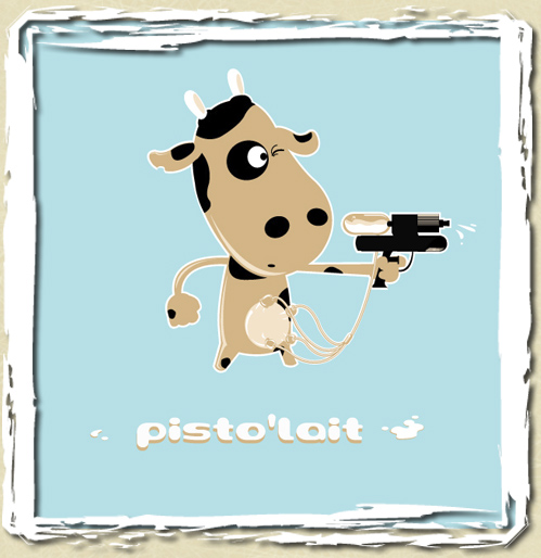 tee shirt Pisto'lait