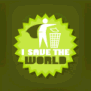 tee shirt I save the world