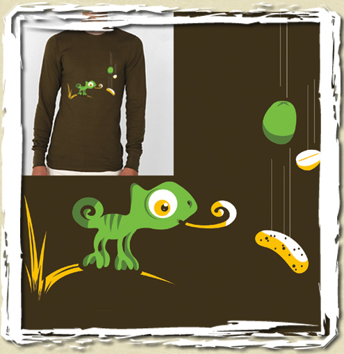 tee shirt Cam�l�on