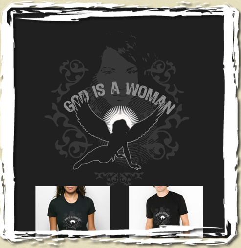 tee shirt God is a woman