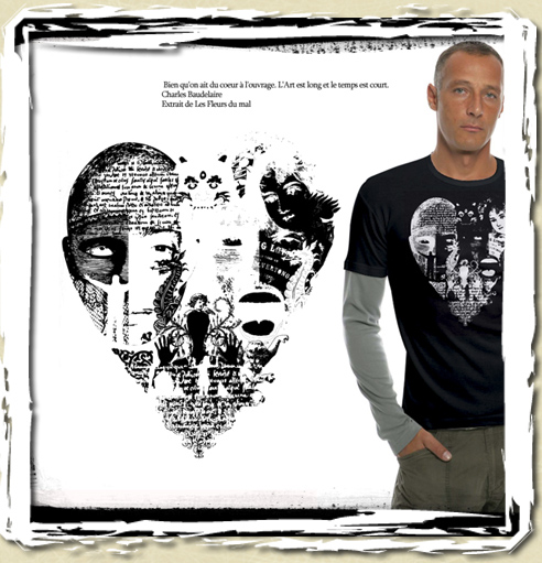 tee shirt Portrait imaginaire