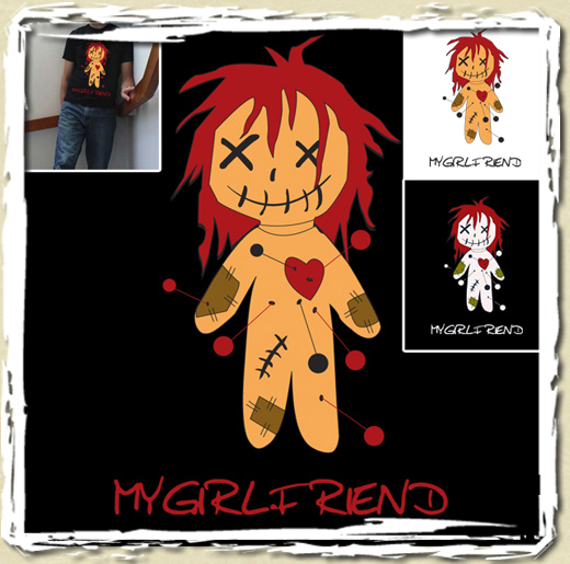 tee shirt My Girl Friend