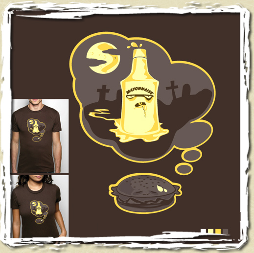 tee shirt BURGER NIGHTMARE