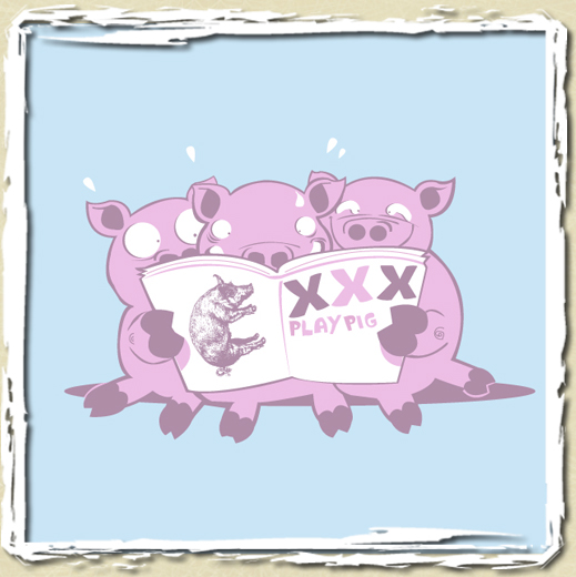tee shirt Les 3 ptits cochons