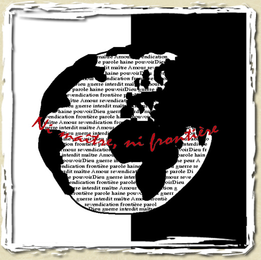 tee shirt Ni ma�tre, ni fronti�re