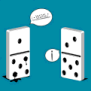 tee shirt Domino malin