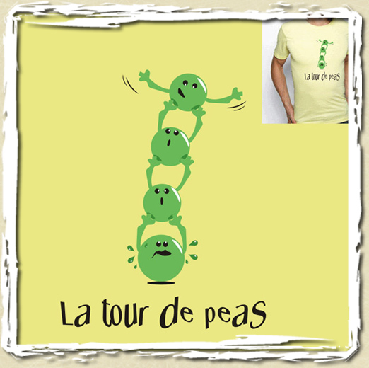 tee shirt La tour de peas