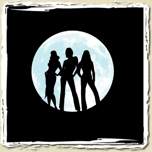 tee shirt Womens in the moon