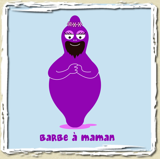 tee shirt Barbe � Maman