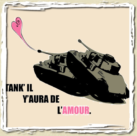 tee shirt Tank il y'aura de l'amour