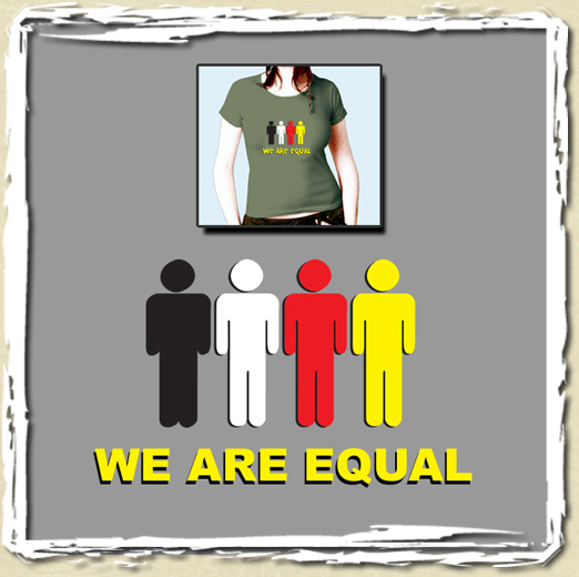 tee shirt We Are Equal