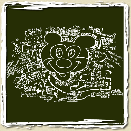 tee shirt Mickey va-t-il vomir ?