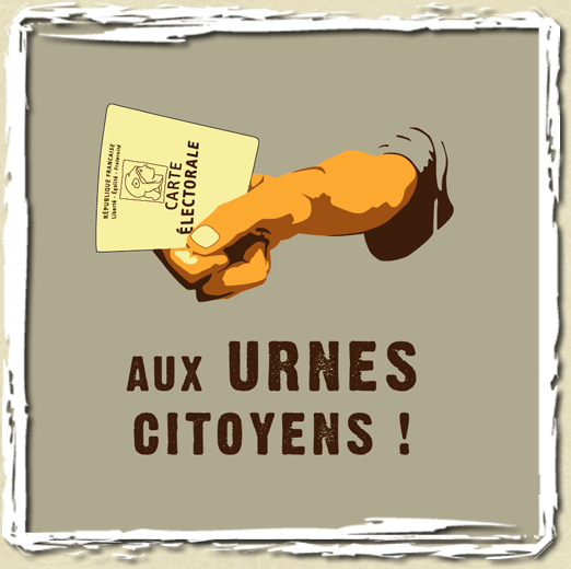 tee shirt Aux urnes citoyens !