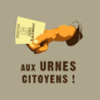 tee shirt Aux urnes citoyens !