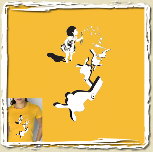 tee shirt Poudredeperlapinpin