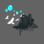 tee shirt Ballons de ciel