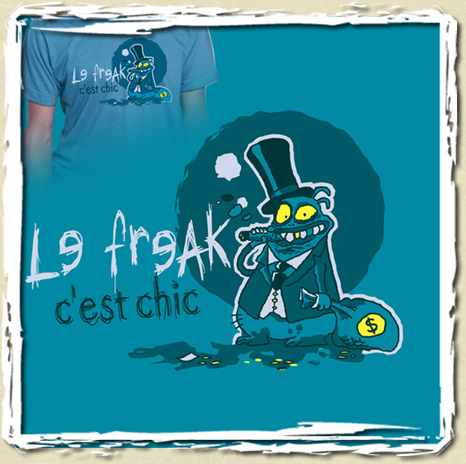 tee shirt Le freak c'est chic