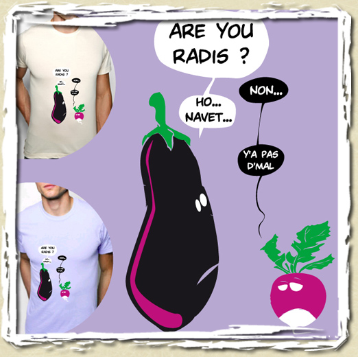 tee shirt Je suis navet...