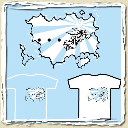 tee shirt Un Ange Passe...