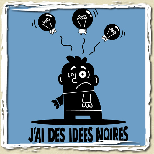 tee shirt J'ai des id�es noires
