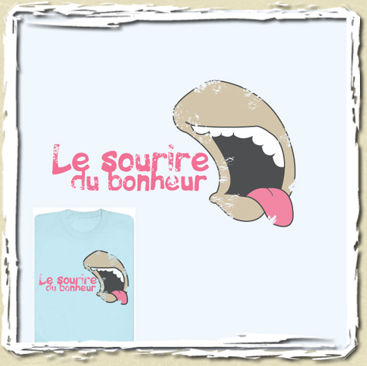 tee shirt Le souriure