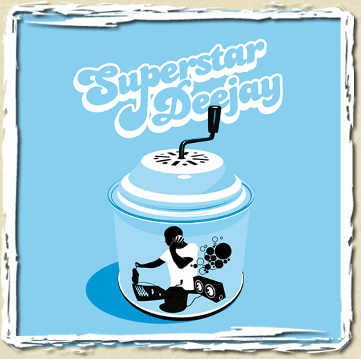 tee shirt Super deejay