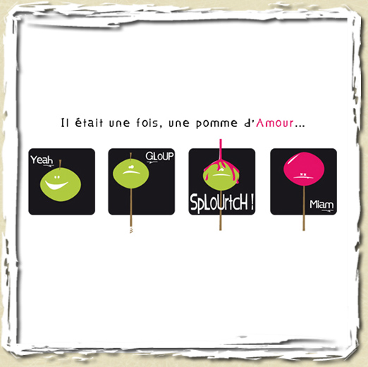 tee shirt Pomme d'amour