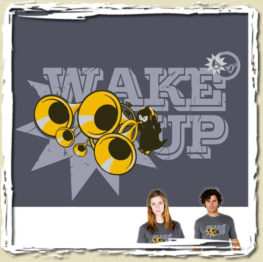 tee shirt Wake Up