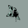 tee shirt Butterfly girl