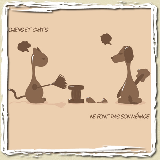 tee shirt Chiens & Chat