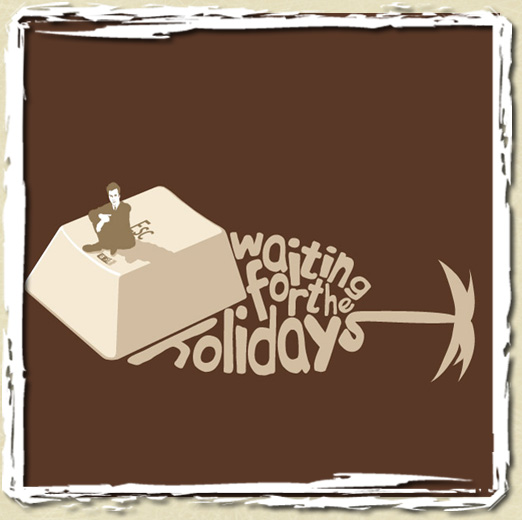 tee shirt WaitingForTheHolidays