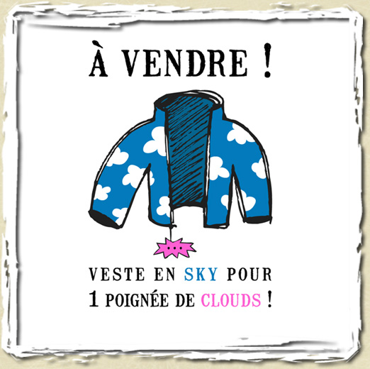 tee shirt Veste en sky