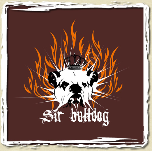 tee shirt Sir bulldog