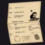 tee shirt Carte d'identit� Brassens
