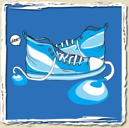 tee shirt Mes chaussures ont vomi...