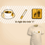 tee shirt La regle des trois"c"