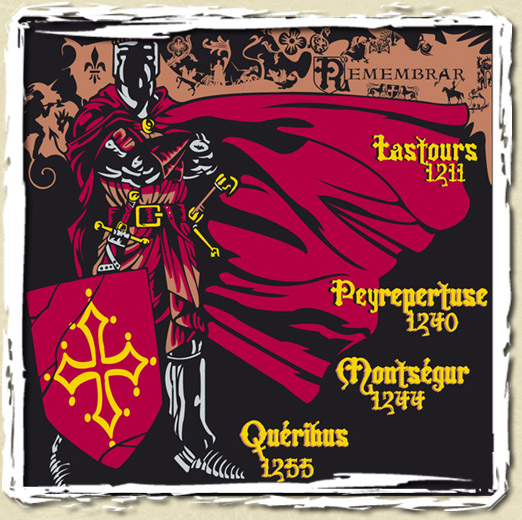 tee shirt Chevalier cathare
