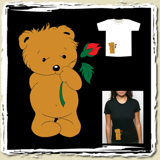 tee shirt Nounours à aimer