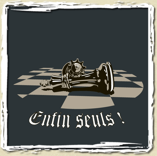 tee shirt Enfin seuls!