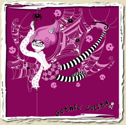 tee shirt Gothic Lolita