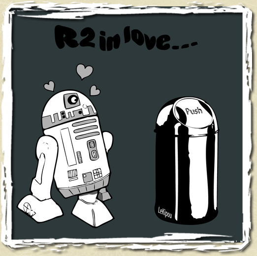 tee shirt R2 in love