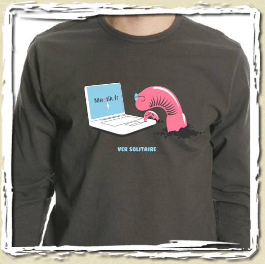 tee shirt Ver solitaire